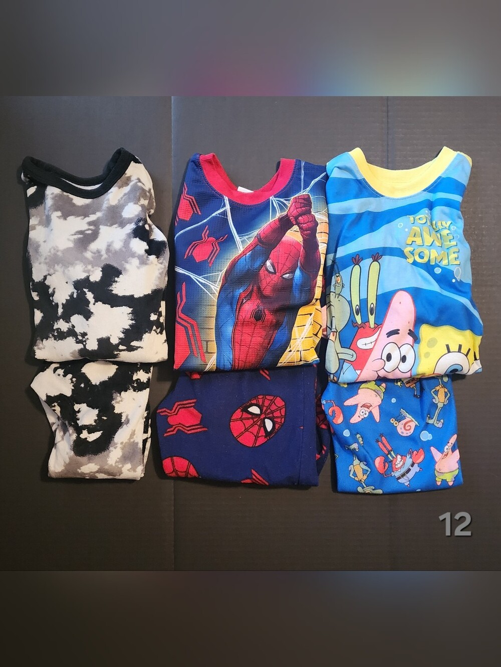 Boys LS Pajama Set Lot of 3 (Size 6-7)